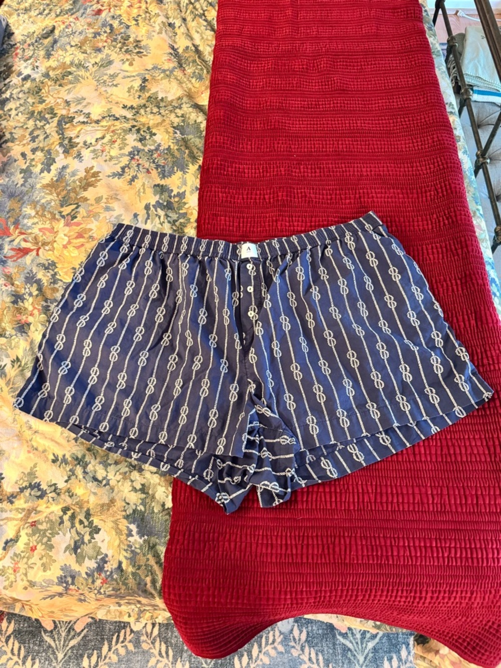 Anthropologie Nautical-Print boxer Shorts